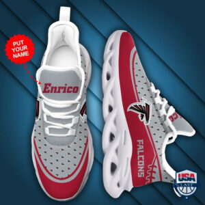 Pesonalized Atlanta Falcons Logo Pattern Clunky Max Soul Shoes