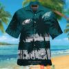 Philadelphia Eagles Coconut Island Green Hawaiian Shirt