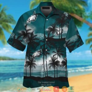 Philadelphia Eagles Coconut Island Ocean Hawaiian Shirt