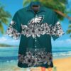 Philadelphia Eagles Hibiscus Flower Line Hawaiian Shirt