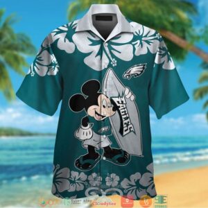 Philadelphia Eagles Mickey Mouse Hawaiian Shirt