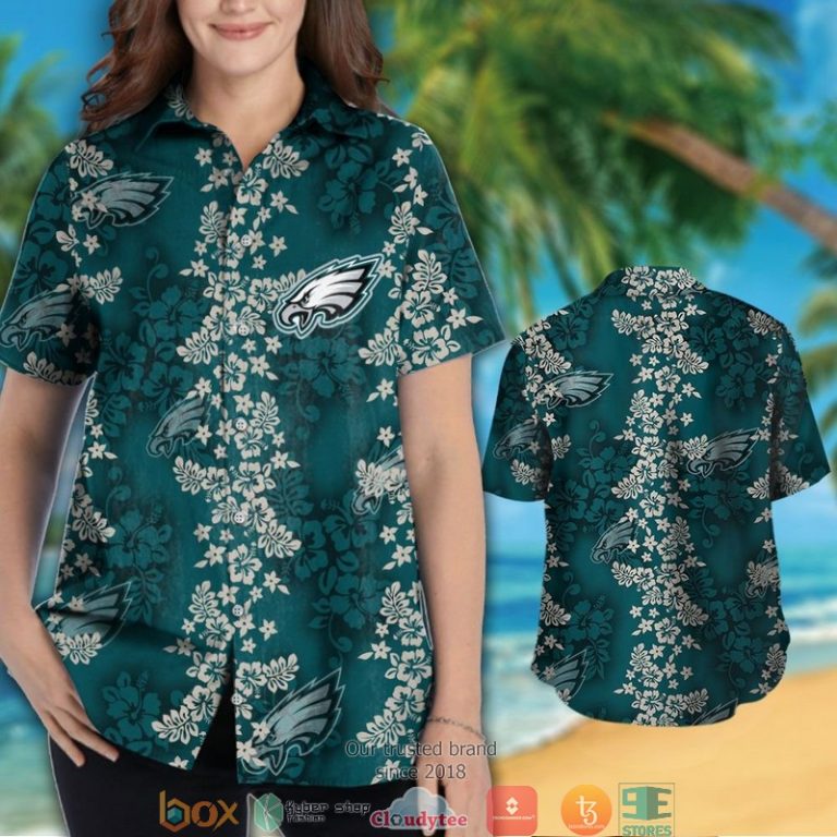 Philadelphia_Eagles_hibiscus_leaf_Hawaiian_Shirt_short_1_2-768x768-1