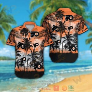 Philadelphia Flyers Hawaiian Shirt And Shorts
