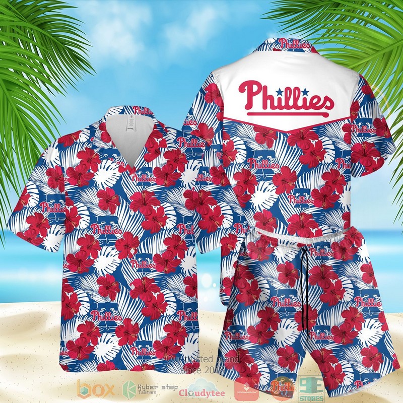 Philadelphia Phillies Mlb Hibiscus Hawaiian Shirt Philadelphia Phillies Mlb Hibiscus Hawaiian Shirt