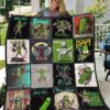 Pickle Rick Quilt Blanket All Season Plus Size Quilt Blanket