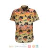 Pilatus Pc-6 French Army Orange Hawaiian Shirt