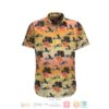 Pilatus Pc-6 French Army Orange Hawaiian Shirt