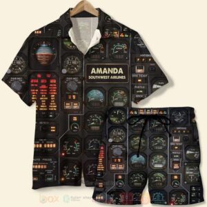Pilot Custom Name Hawaiian Shirt