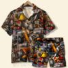 Pilot Custom Name Pilot Propeller Hawaiian Shirt