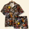 Pilot Propeller Personalized Hawaiian Shirt