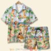 Pin Up Girl Flowers Hawaiian Shirt