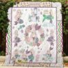 Pink Little Mermaid Quilt Blanket Premium Quilt Blanket Size Throw