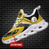 Pittsburgh Steelers Custom Personalized Max Soul Clunky Sneaker Shoes
