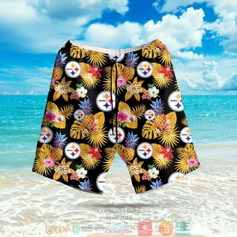 Pittsburgh_Steelers_NFL_pinapple_black_yellow_Hawaiian_Shirt_Shorts_1_2-768x768-1