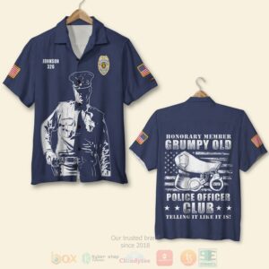 Police Honorary Member Personalized Hawaiian Shirt
