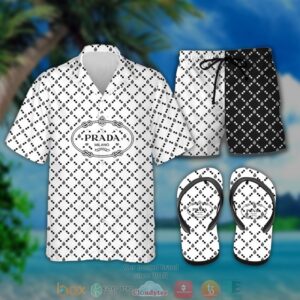 Prada Hawaiian Shirt And Short