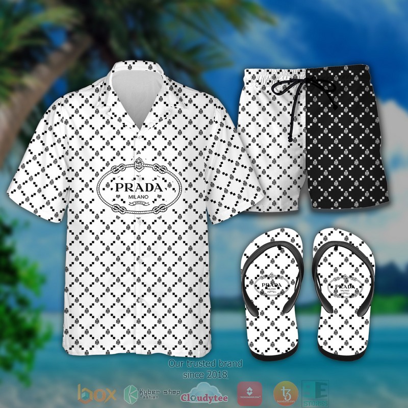 Prada Hawaiian Shirt And Short Prada Hawaiian Shirt And Short