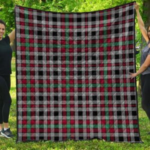 Premium Quilt - Borthwick Ancient Tartan Quilt A7