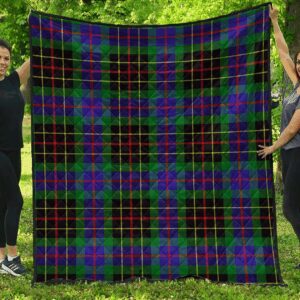 Premium Quilt - Brodie Hunting Modern Tartan Quilt A7