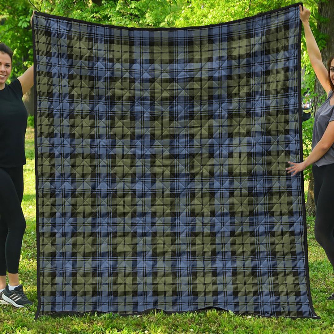 Premium Quilt - Campbell Faded Tartan Quilt A7 Premium Quilt - Campbell Faded Tartan Quilt A7