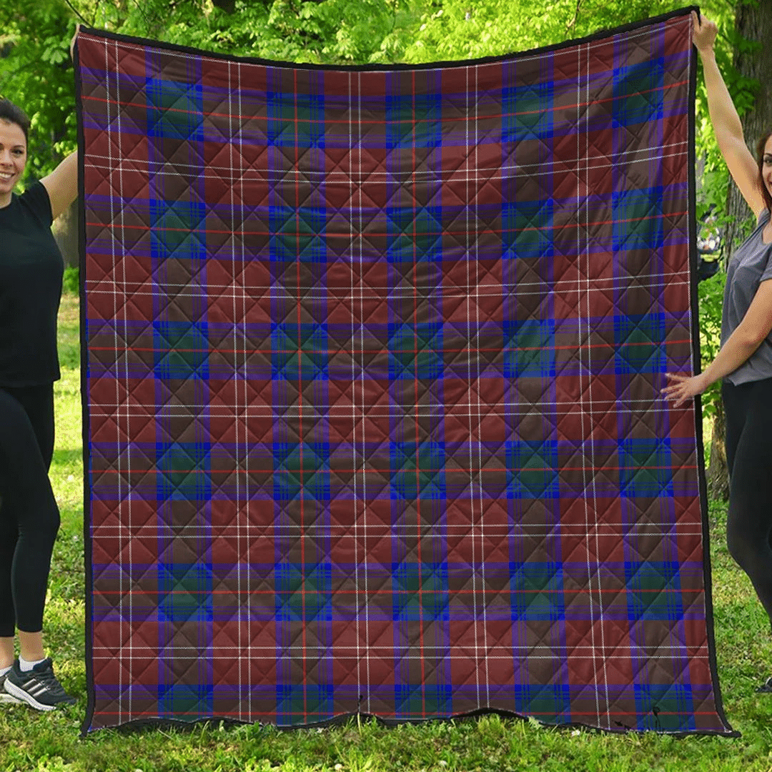 Premium Quilt - Chisholm Hunting Modern Tartan Quilt A7 Premium Quilt - Chisholm Hunting Modern Tartan Quilt A7