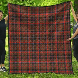 Premium Quilt - Cumming Hunting Weathered Tartan Quilt A7