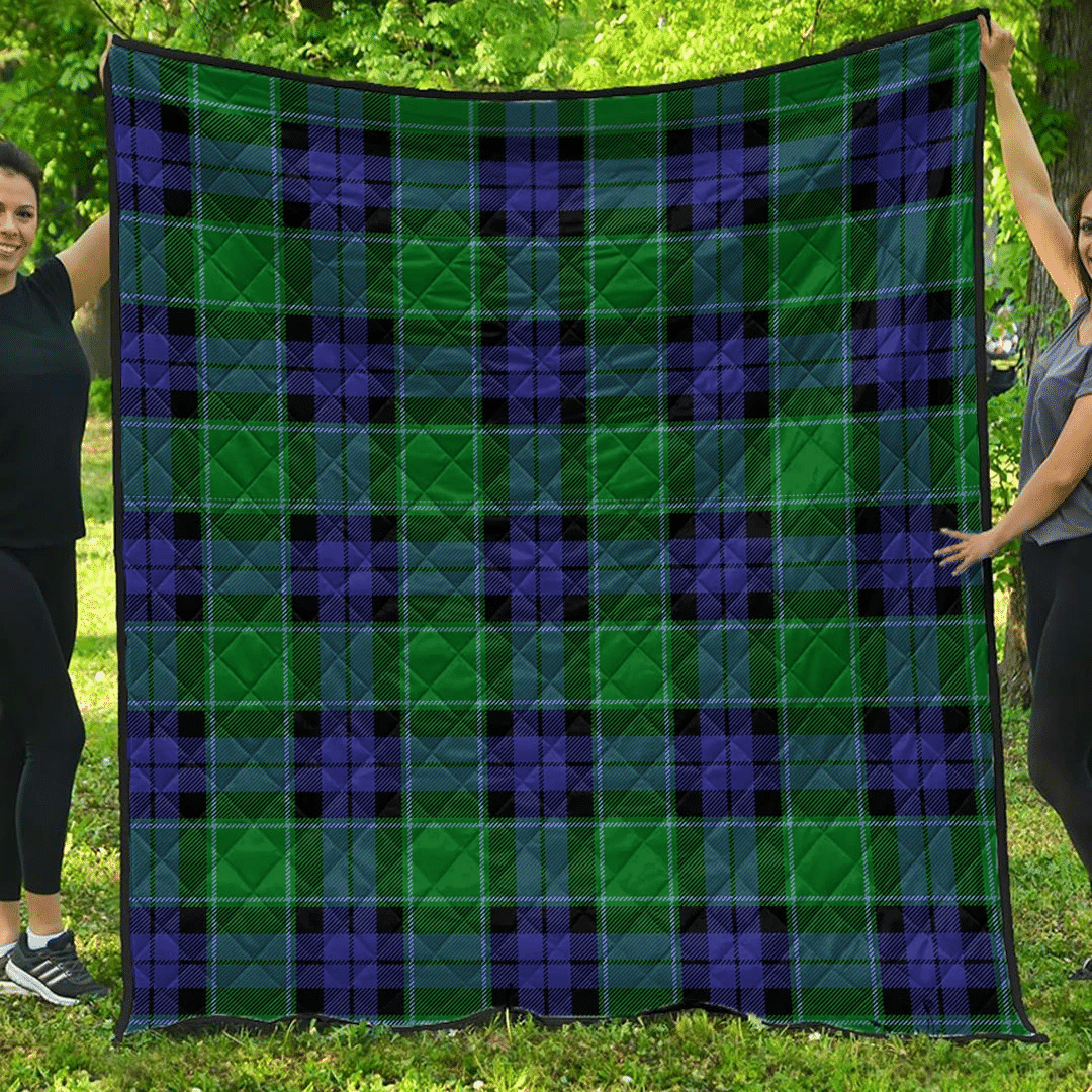 Premium Quilt - Graham of Menteith Modern Tartan Quilt A7 Premium Quilt - Graham of Menteith Modern Tartan Quilt A7