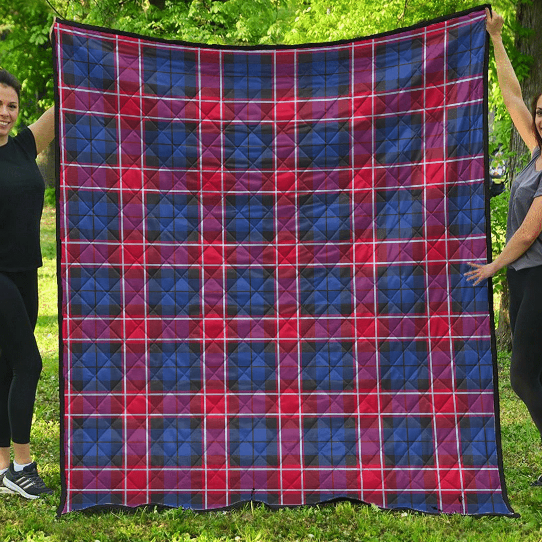 Premium Quilt - Graham of Menteith Red Tartan Quilt A7 Premium Quilt - Graham of Menteith Red Tartan Quilt A7