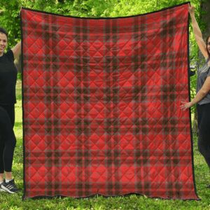 Premium Quilt - Grant Weathered Tartan Quilt A7
