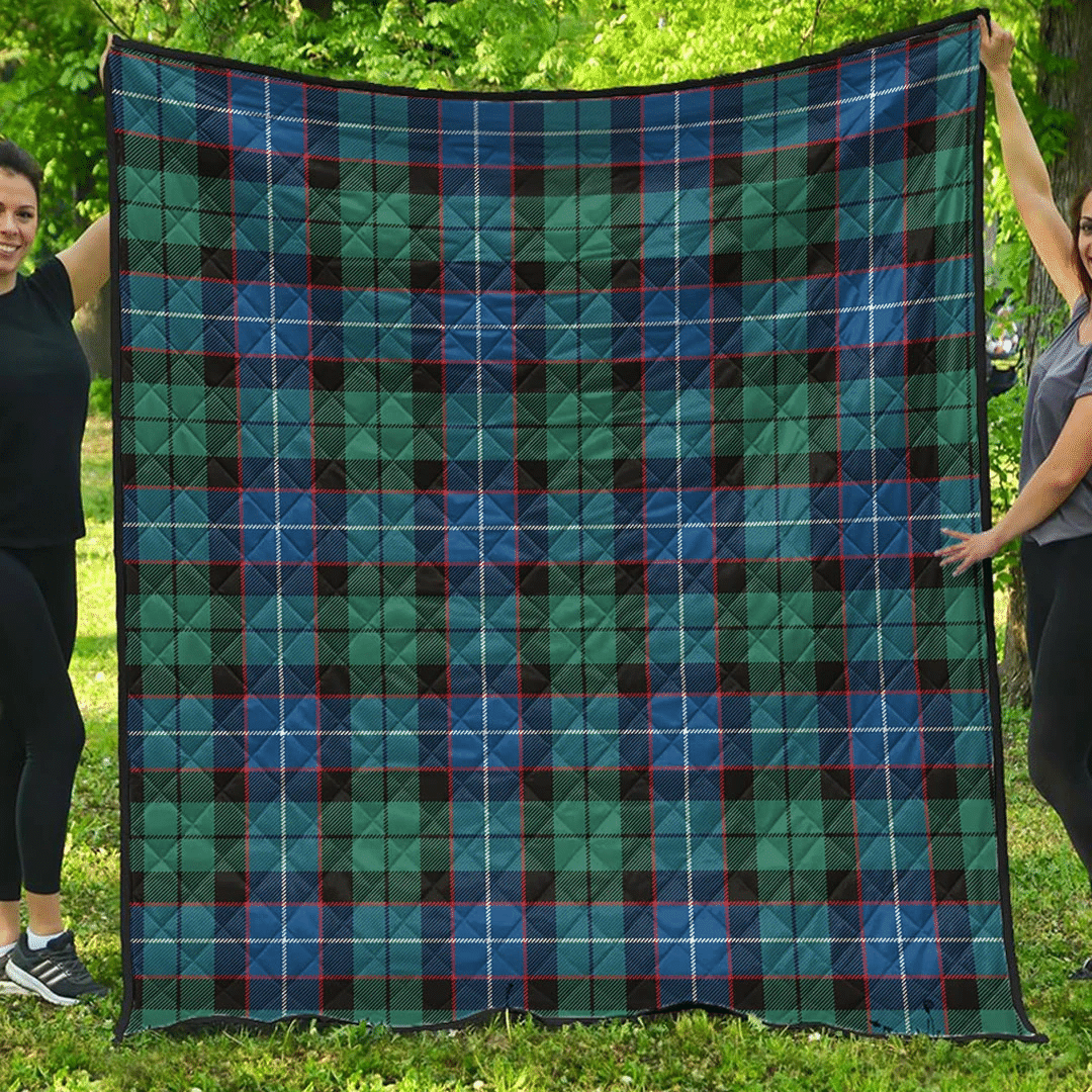 Premium Quilt - Hunter Ancient Tartan Quilt A7 Premium Quilt - Hunter Ancient Tartan Quilt A7
