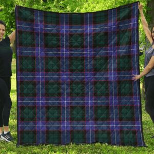 Premium Quilt - Hunter Modern Tartan Quilt A7
