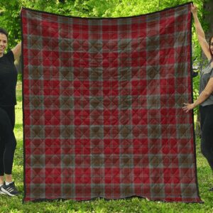 Premium Quilt - Lindsay Weathered Tartan Quilt A7