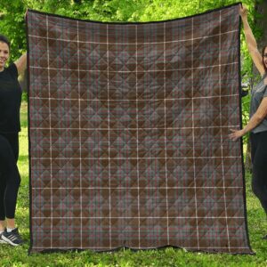 Premium Quilt - MacIntyre Hunting Weathered Tartan Quilt A7