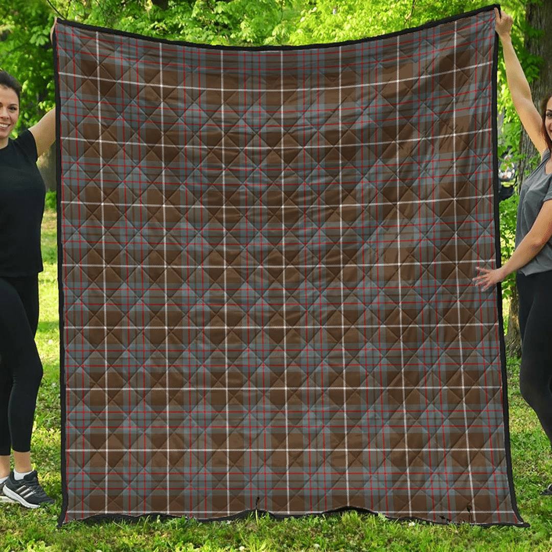 Premium Quilt - MacIntyre Hunting Weathered Tartan Quilt A7 Premium Quilt - MacIntyre Hunting Weathered Tartan Quilt A7