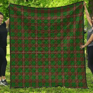Premium Quilt - MacKinnon Hunting Modern Tartan Quilt A7