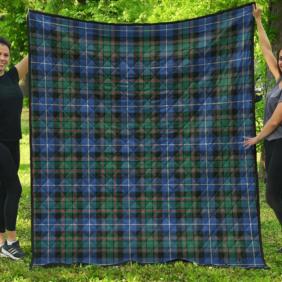 Premium Quilt - MacRae Hunting Ancient Tartan Quilt A7 Premium Quilt - MacRae Hunting Ancient Tartan Quilt A7