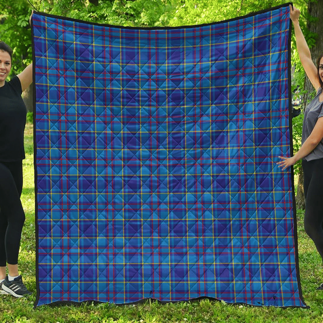 Premium Quilt - Mercer Modern Tartan Quilt A7 Premium Quilt - Mercer Modern Tartan Quilt A7