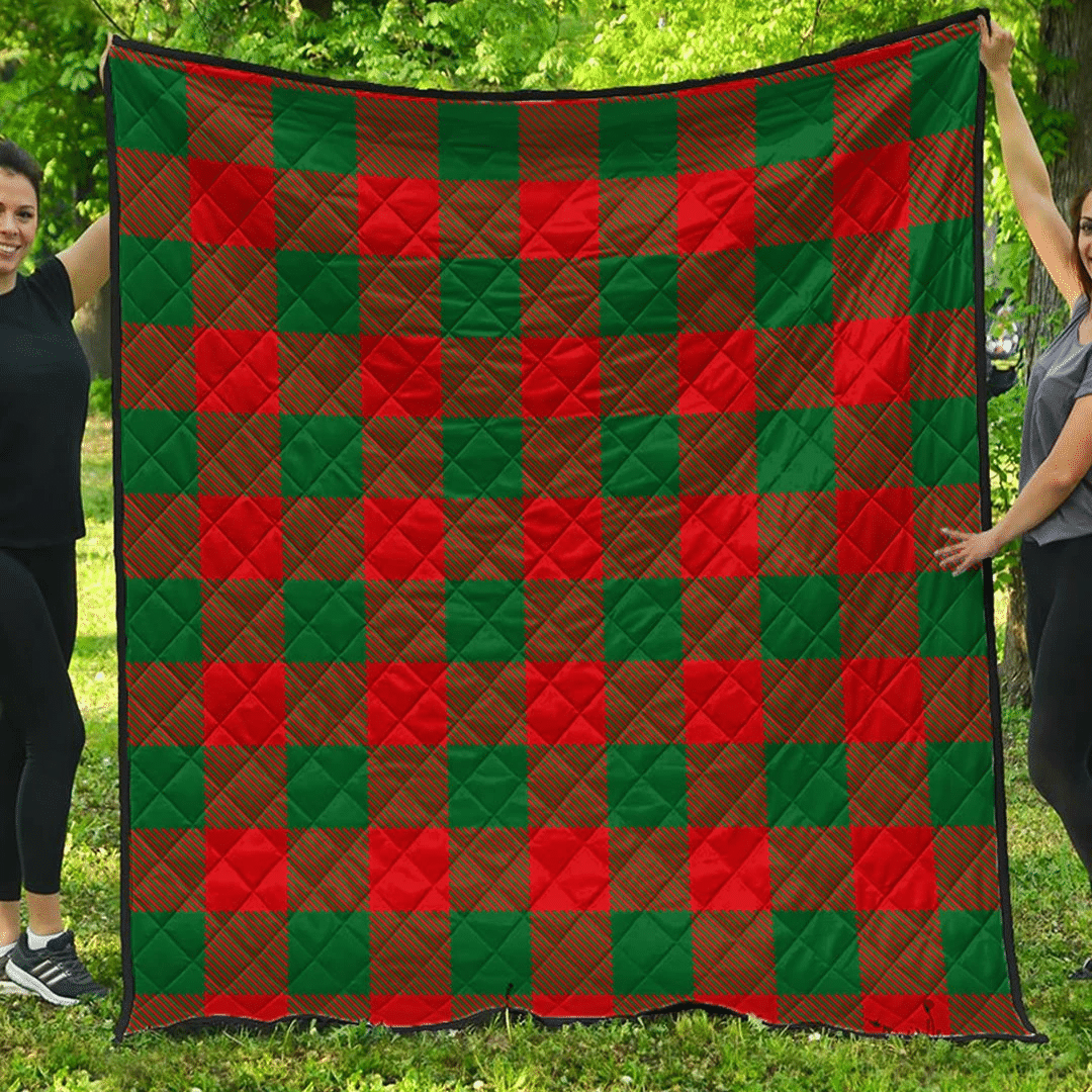Premium Quilt - Moncrieffe Tartan Quilt A7 Premium Quilt - Moncrieffe Tartan Quilt A7
