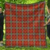 Premium Quilt - Morrison Red Ancient Tartan Quilt A7