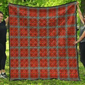 Premium Quilt - Morrison Red Ancient Tartan Quilt A7