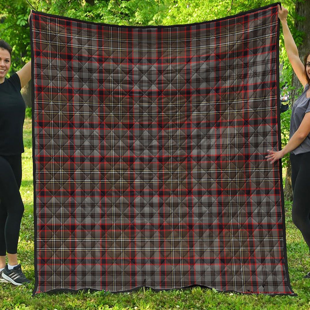 Premium Quilt - Nicolson Hunting Weathered Tartan Quilt A7 Premium Quilt - Nicolson Hunting Weathered Tartan Quilt A7