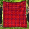 Premium Quilt - Rose Modern Tartan Quilt A7