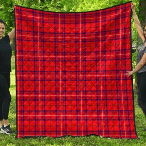 Premium Quilt - Rose Modern Tartan Quilt A7