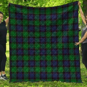 Premium Quilt - Stewart Old Modern Tartan Quilt A7
