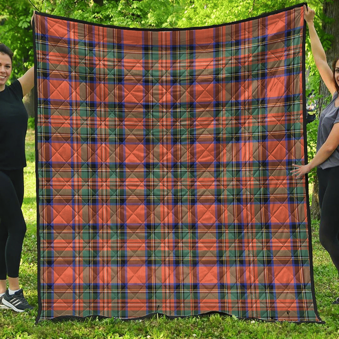 Premium Quilt - Stewart Royal Ancient Tartan Quilt A7 Premium Quilt - Stewart Royal Ancient Tartan Quilt A7