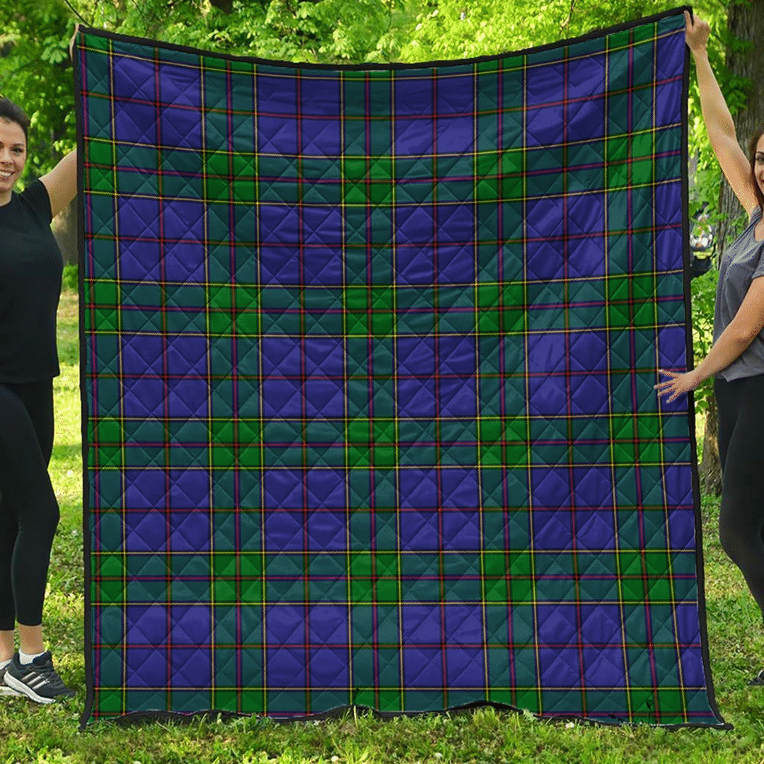 Premium Quilt - Strachan Tartan Quilt A7 Premium Quilt - Strachan Tartan Quilt A7