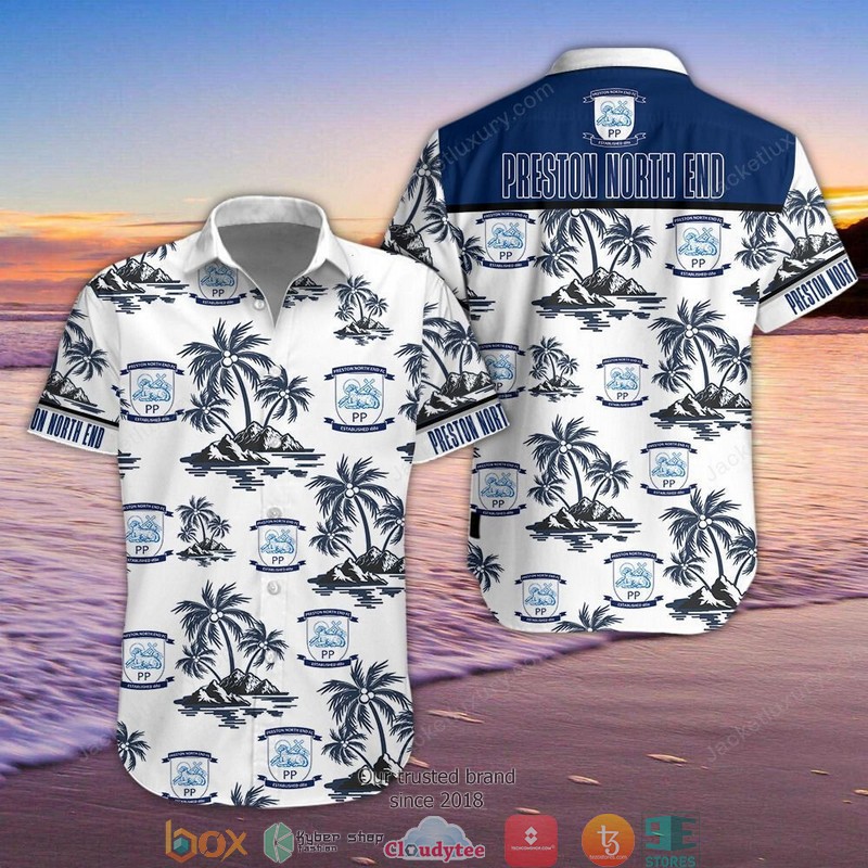 Preston North End F.C Hawaiian Shirt Preston North End F.C Hawaiian Shirt