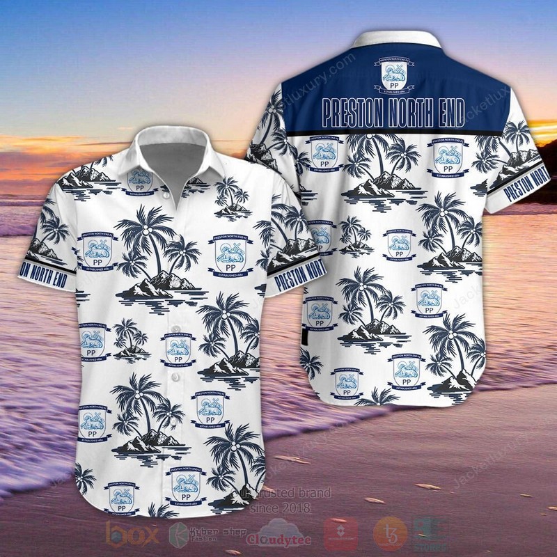 Preston North End F.C Hawaiian Shirt Preston North End F.C Hawaiian Shirt