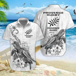 Provence Rugby Turtle Hawaiian Shirt