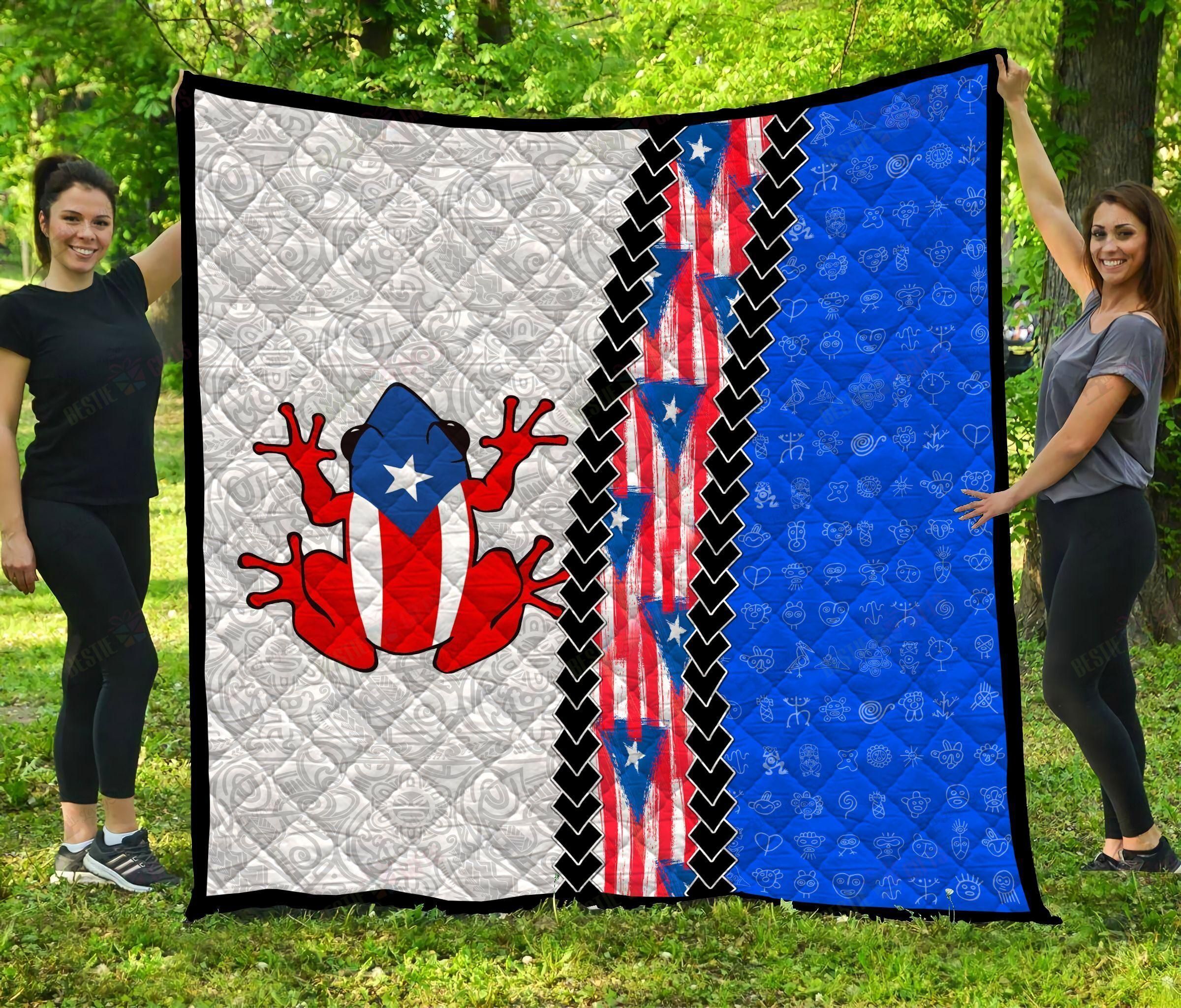 Puerto Rico Personalized Quilt Bed Set & Quilt Blanket TUQ21030905 TUE21030905 Puerto Rico Personalized Quilt Bed Set & Quilt Blanket TUQ21030905 TUE21030905